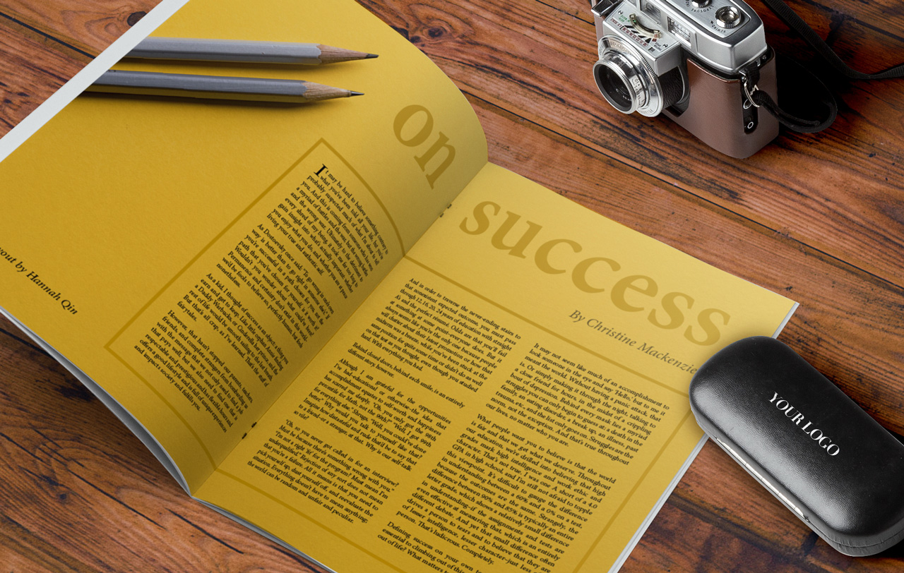 'On Success' Magazine Spread